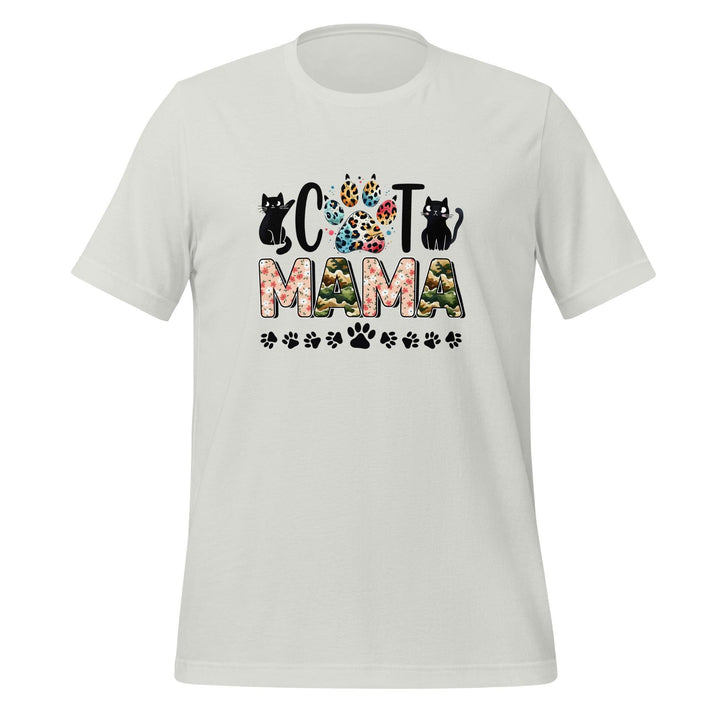 Cat Mama Woman Premium T-shirt - Silver / S - ArtyKoala