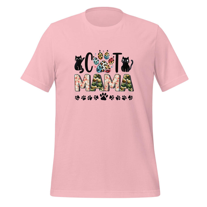 Cat Mama Woman Premium T-shirt - Pink / S - ArtyKoala