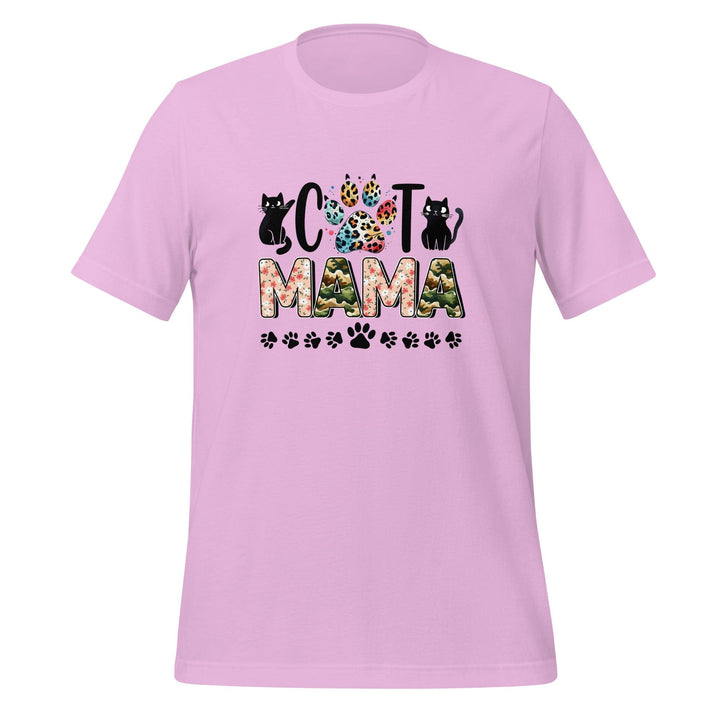 Cat Mama Woman Premium T-shirt - Lilac / S - ArtyKoala