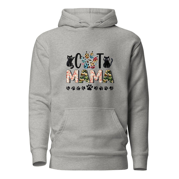 Cat Mama Women Premium Hoodie - Carbon Grey / S - ArtyKoala