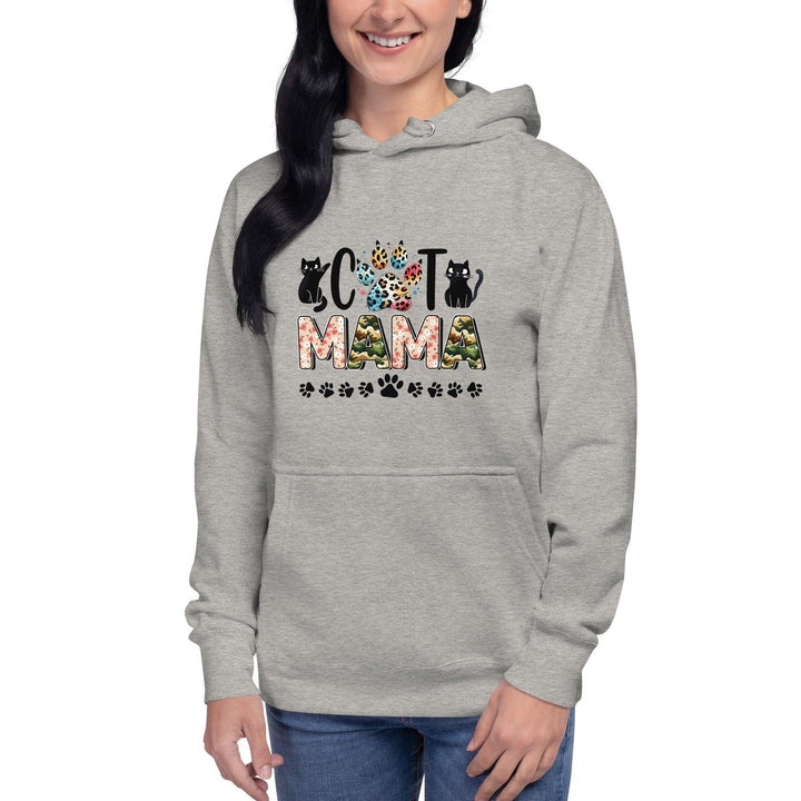 Cat Mama Women Premium Hoodie - ArtyKoala