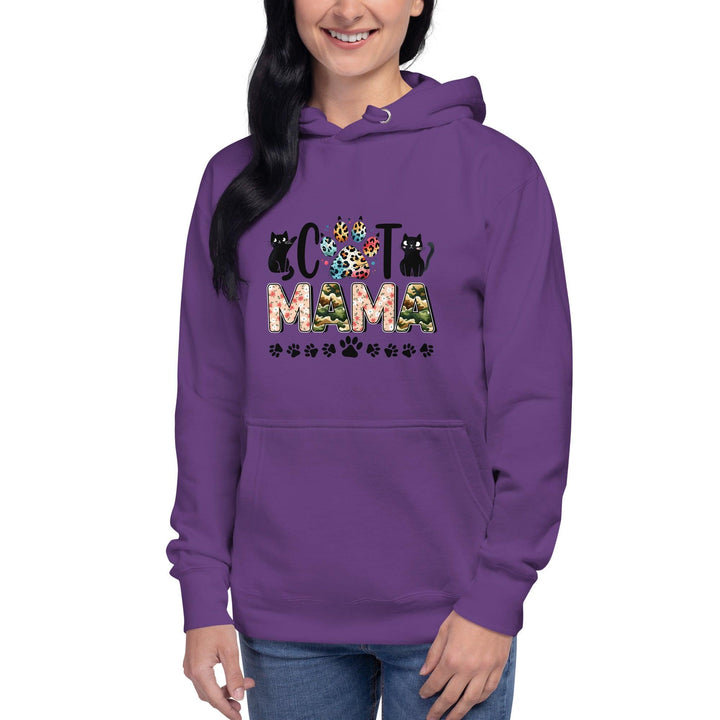 Cat Mama Women Premium Hoodie - ArtyKoala