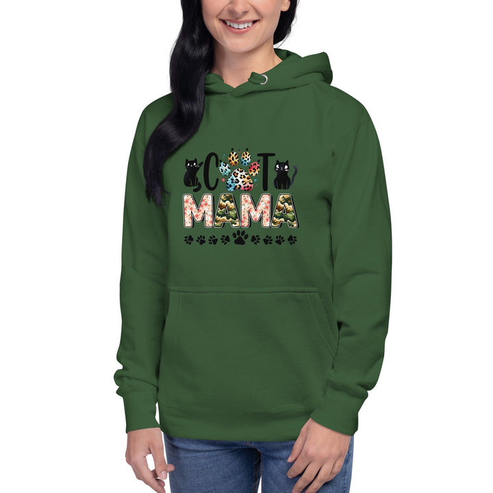 Cat Mama Women Premium Hoodie - ArtyKoala