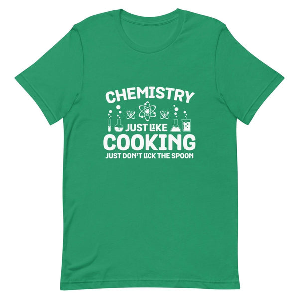Chemistry Just Like Cooking Graphic Tee - Black Heather - S - ArtyKoala