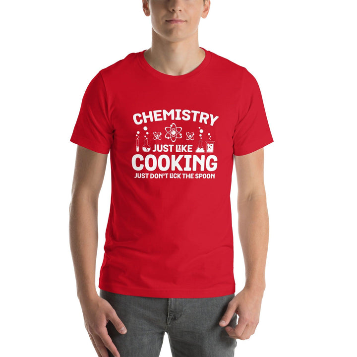 Chemistry Like Cooking Man T-shirt - ArtyKoala