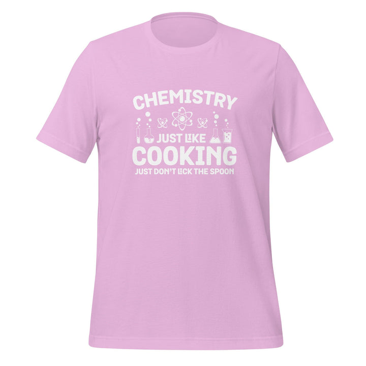 Chemistry Like Cooking Man T-shirt - Lilac / S - ArtyKoala