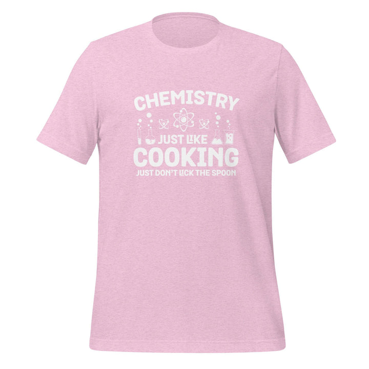 Chemistry Like Cooking Woman T-shirt - Heather Prism Lilac / XS - ArtyKoala