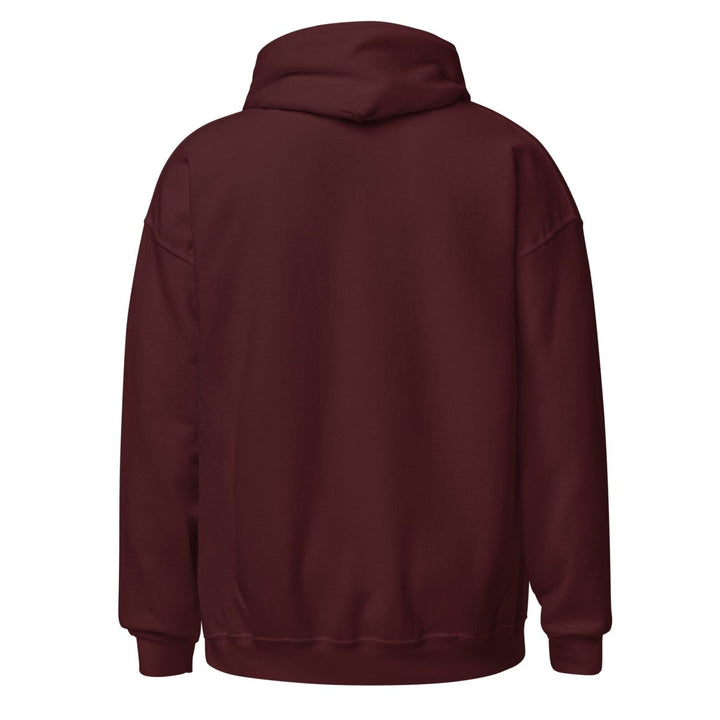 Christmas Loading Graphic Hoodie - Maroon - S - ArtyKoala