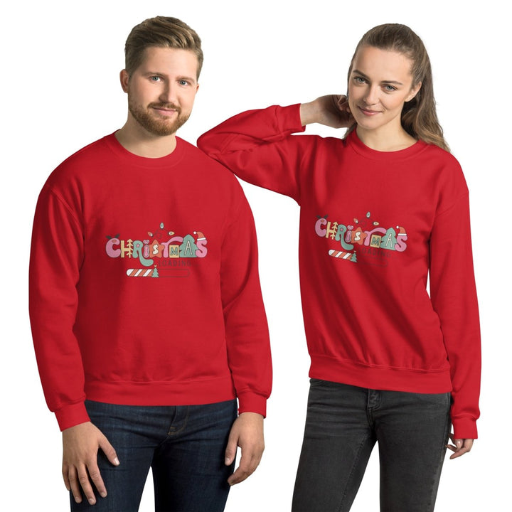 Christmas Loading Graphic Sweatshirt - Navy - S - ArtyKoala