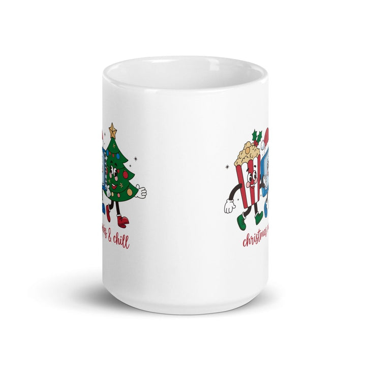 Christmas Movies White glossy mug - 15 oz - ArtyKoala