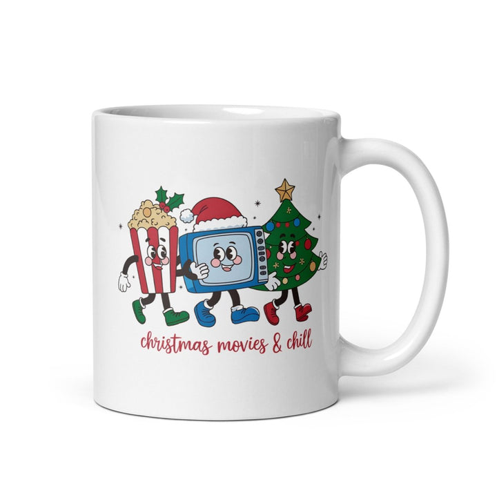 Christmas Movies White glossy mug - 11 oz - ArtyKoala