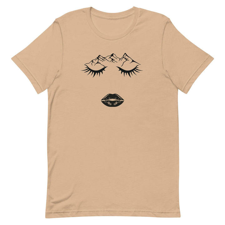 Closed eye Woman Man T-Shirt - ArtyKoala