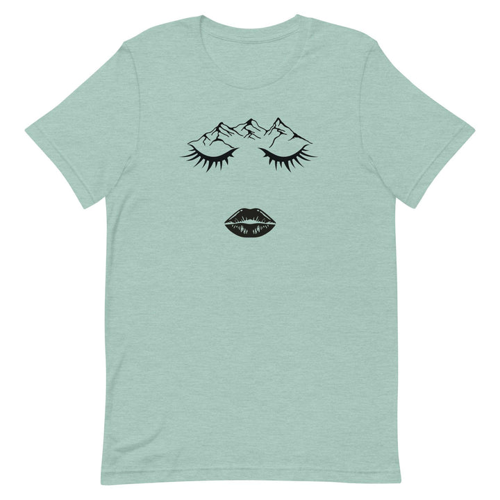 Closed eye Woman Man T-Shirt - ArtyKoala