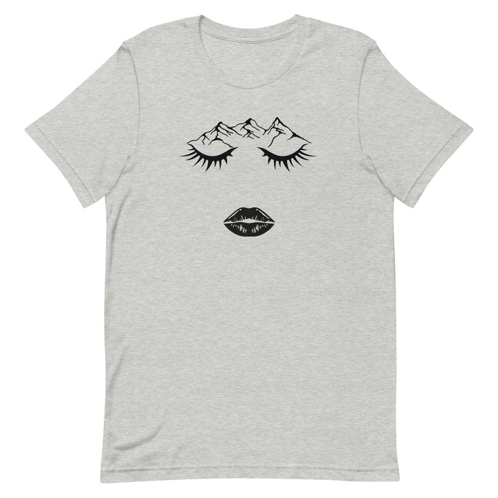 Closed eye Woman Man T-Shirt - ArtyKoala