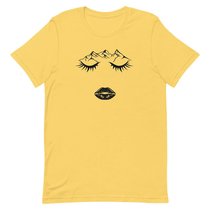 Closed eye Woman Man T-Shirt - ArtyKoala