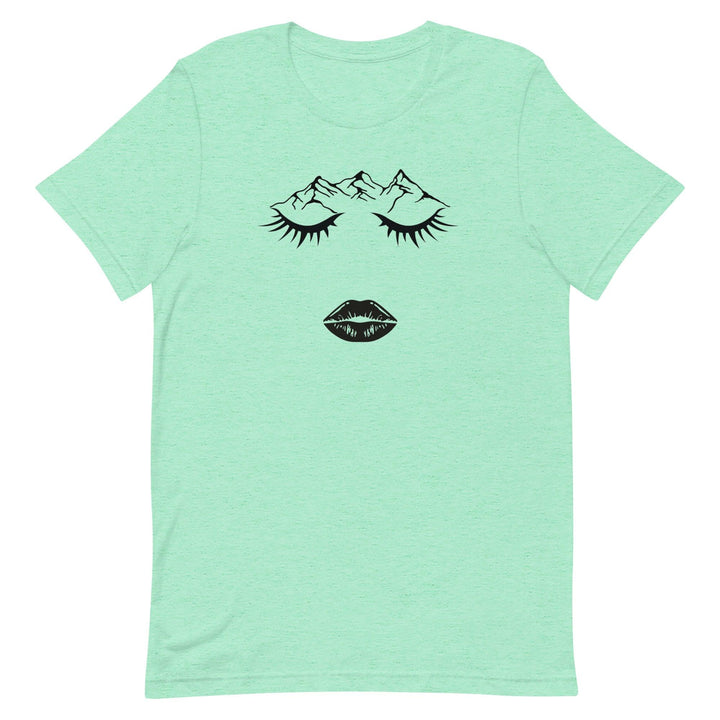 Closed eye Woman Man T-Shirt - ArtyKoala