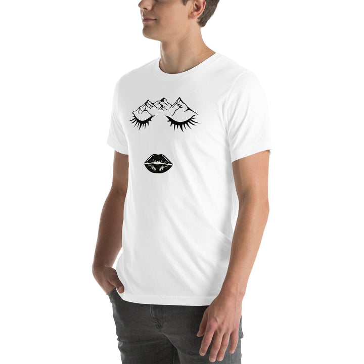 Closed eye Woman Man T-Shirt - ArtyKoala