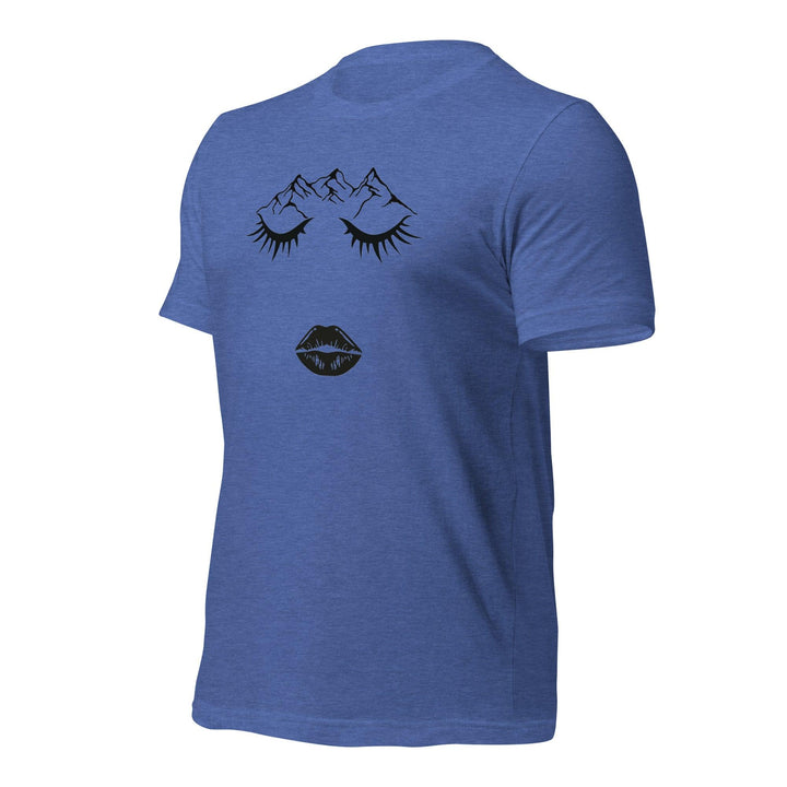 Closed eye Woman Man T-Shirt - ArtyKoala