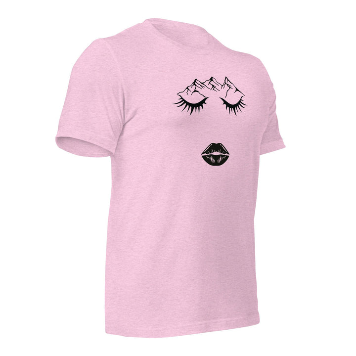 Closed eye Woman Man T-Shirt - ArtyKoala