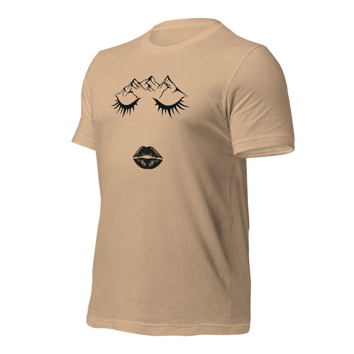 Closed eye Woman Man T-Shirt - ArtyKoala