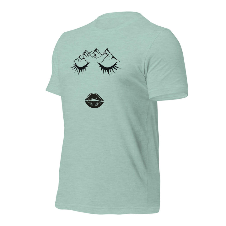 Closed eye Woman Man T-Shirt - ArtyKoala