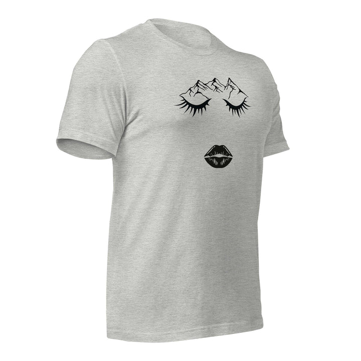 Closed eye Woman Man T-Shirt - ArtyKoala