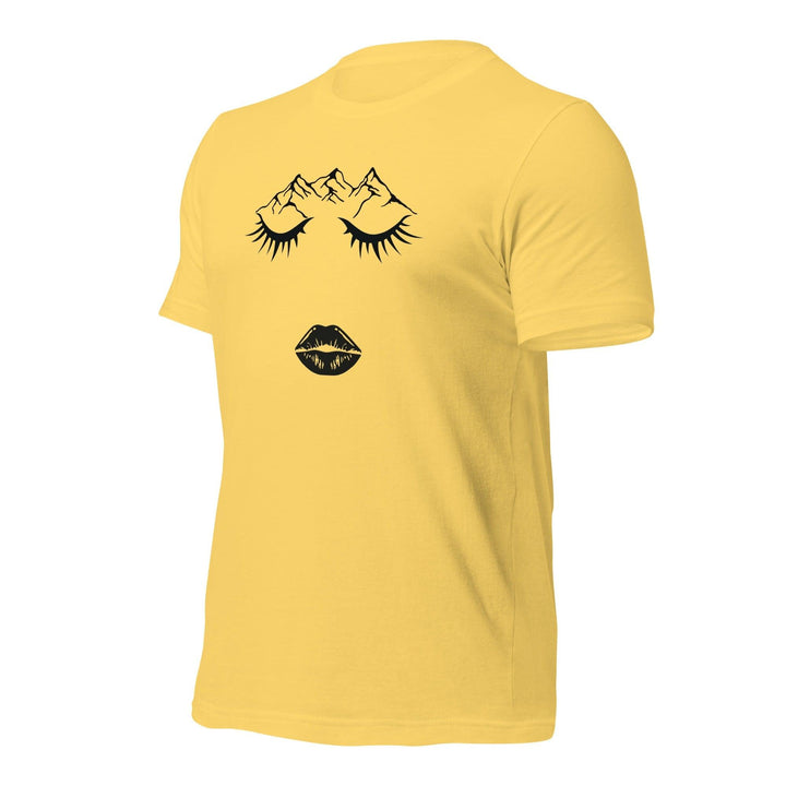 Closed eye Woman Man T-Shirt - ArtyKoala