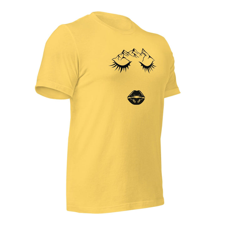 Closed eye Woman Man T-Shirt - ArtyKoala