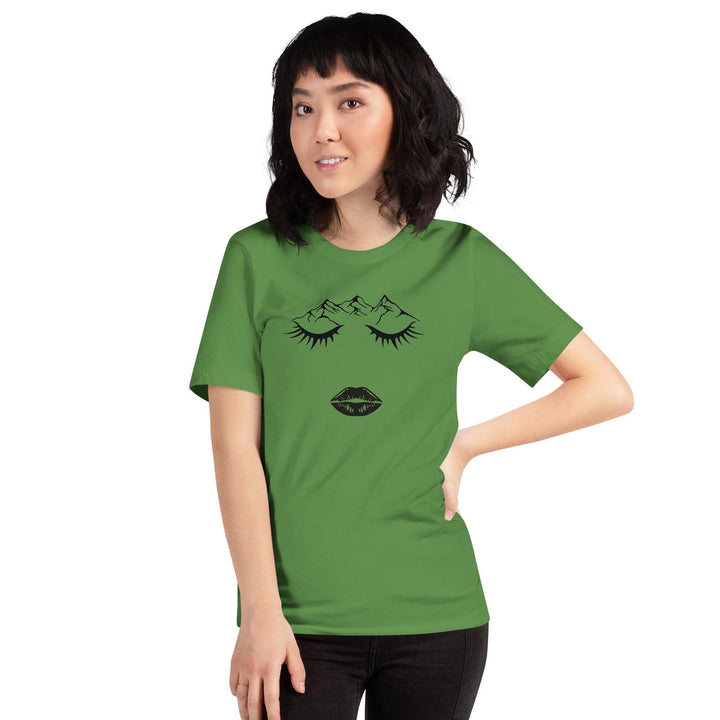 Closed eye Woman T-Shirt - ArtyKoala