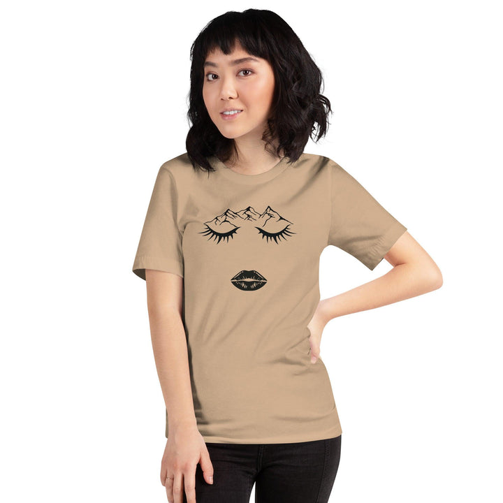 Closed eye Woman T-Shirt - ArtyKoala