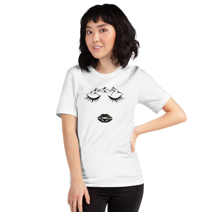 Closed eye Woman T-Shirt - ArtyKoala