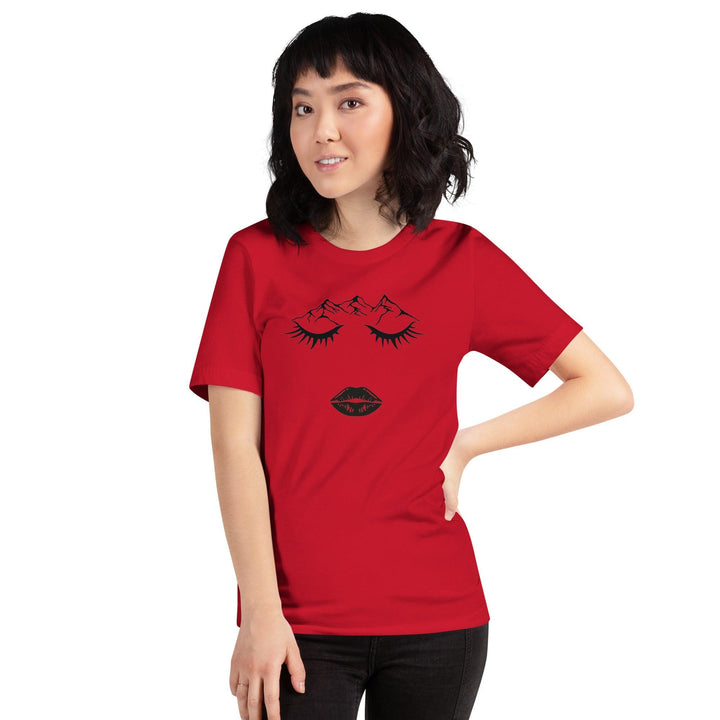 Closed eye Woman T-Shirt - ArtyKoala