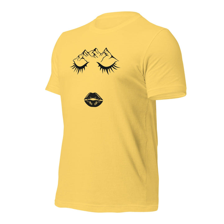 Closed eye Woman T-Shirt - ArtyKoala