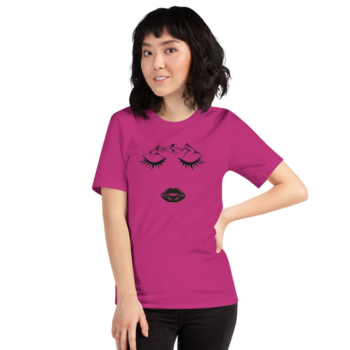 Closed eye Woman T-Shirt - ArtyKoala