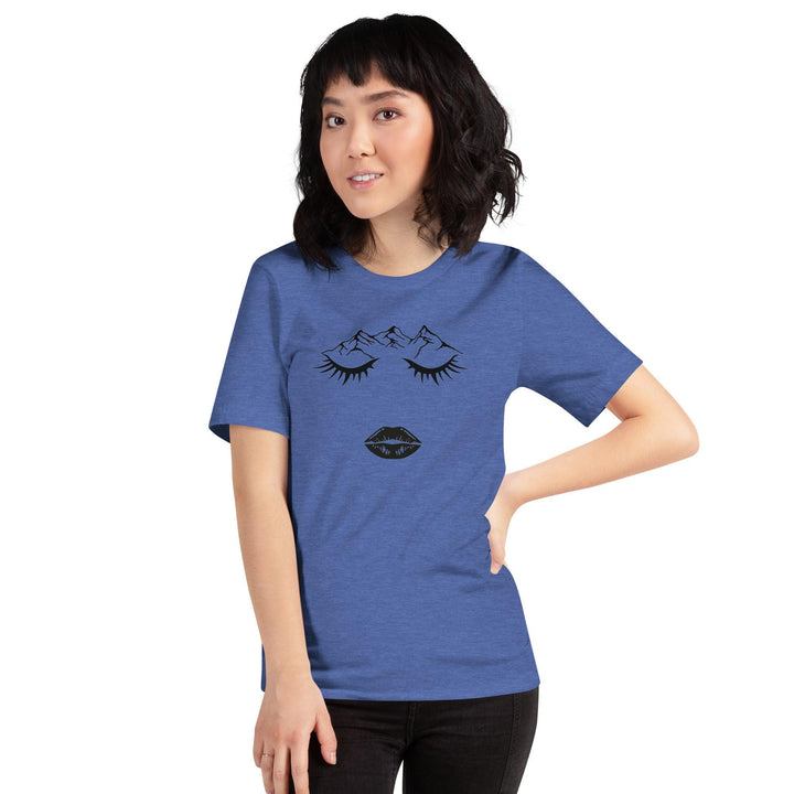 Closed eye Woman T-Shirt - ArtyKoala