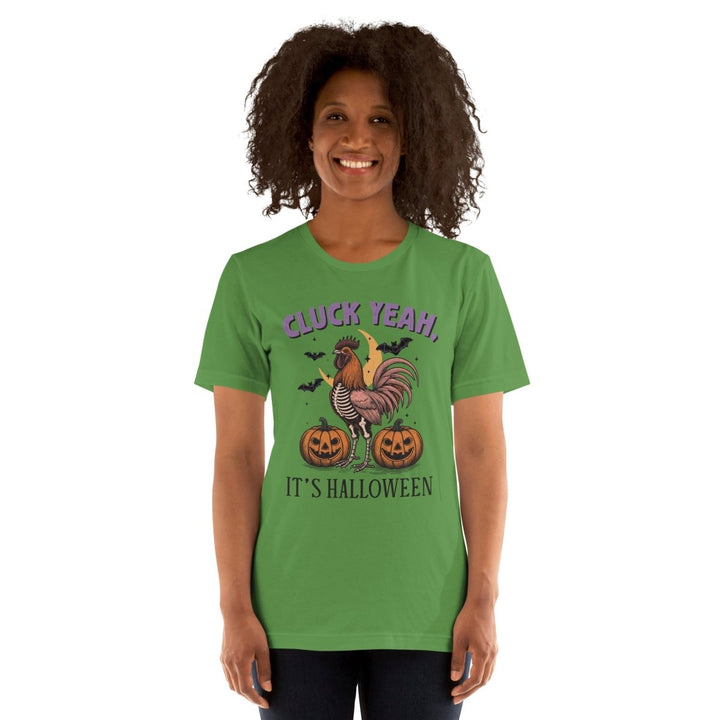 Cluck Yeah It's Halloween Graphic Tee - Black - S - ArtyKoala