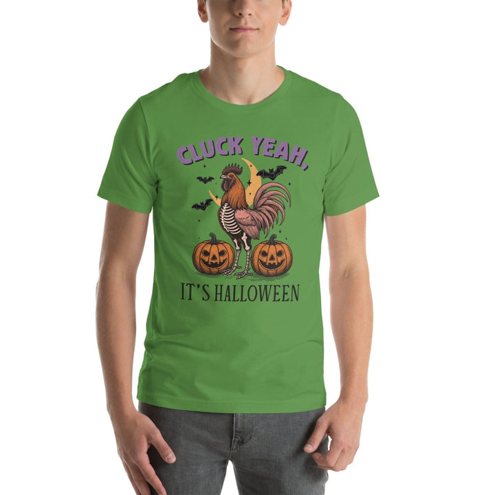 Cluck Yeah It's Halloween Graphic Tee - Black - S - ArtyKoala