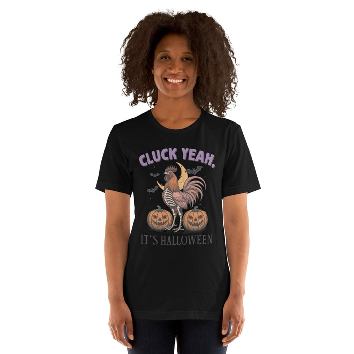Cluck Yeah It's Halloween Graphic Tee - Black - S - ArtyKoala