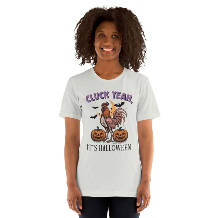 Cluck Yeah It's Halloween Graphic Tee - Black - S - ArtyKoala