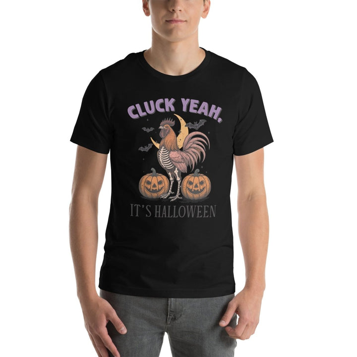 Cluck Yeah It's Halloween Graphic Tee - Black - S - ArtyKoala