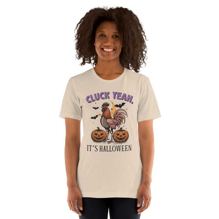 Cluck Yeah It's Halloween Graphic Tee - Black - S - ArtyKoala