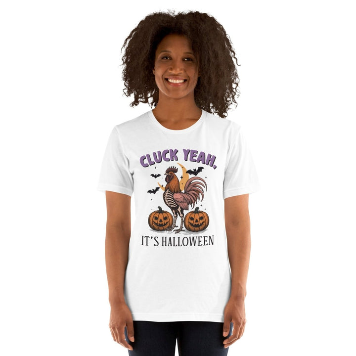 Cluck Yeah It's Halloween Graphic Tee - Black - S - ArtyKoala