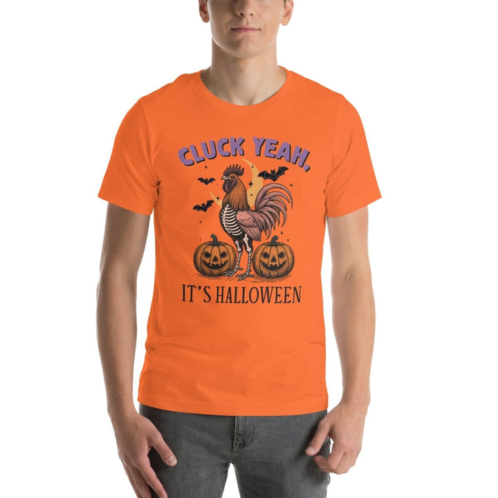 Cluck Yeah It's Halloween Graphic Tee - Black - S - ArtyKoala