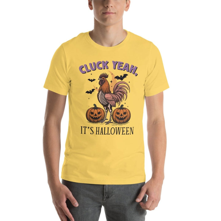 Cluck Yeah It's Halloween Graphic Tee - Black - S - ArtyKoala