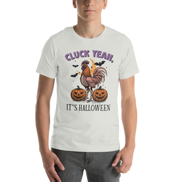 Cluck Yeah It's Halloween Graphic Tee - Black - S - ArtyKoala