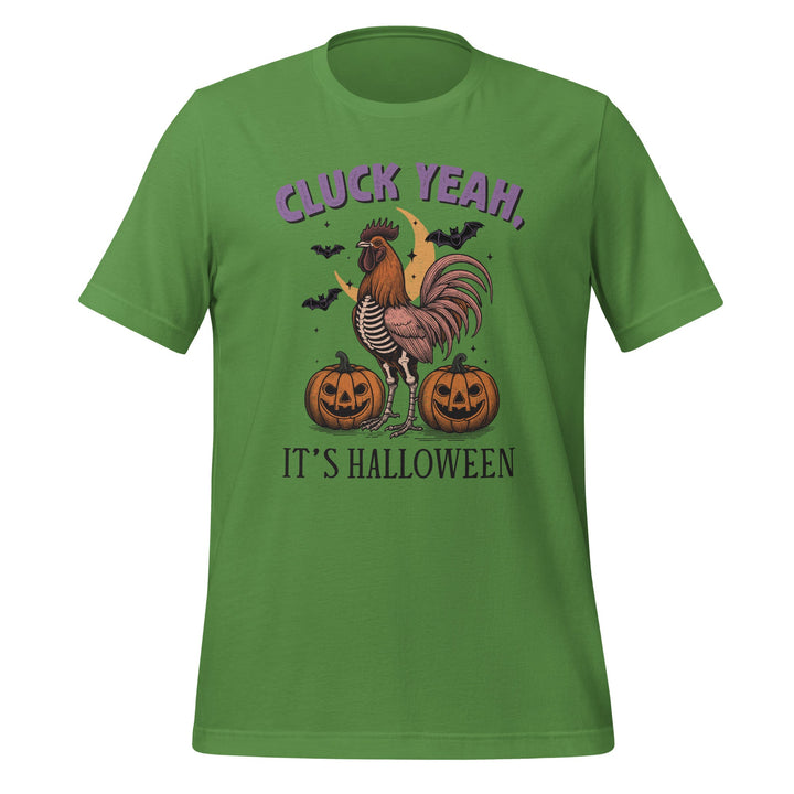 Cluck Yeah It's Halloween Unisex Premium T-shirt - Leaf / S - ArtyKoala