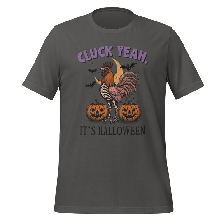 Cluck Yeah It's Halloween Unisex Premium T-shirt - Asphalt / S - ArtyKoala