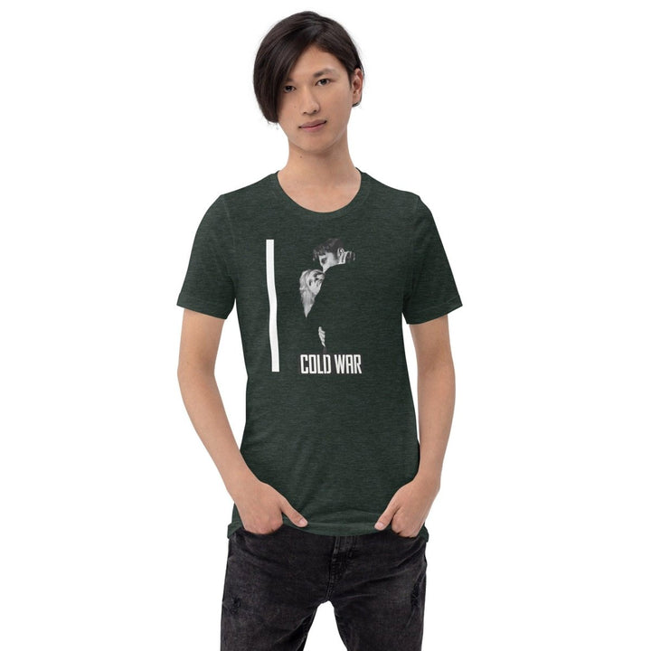Cold War Unisex Graphic Tee - Heather Forest - S - ArtyKoala