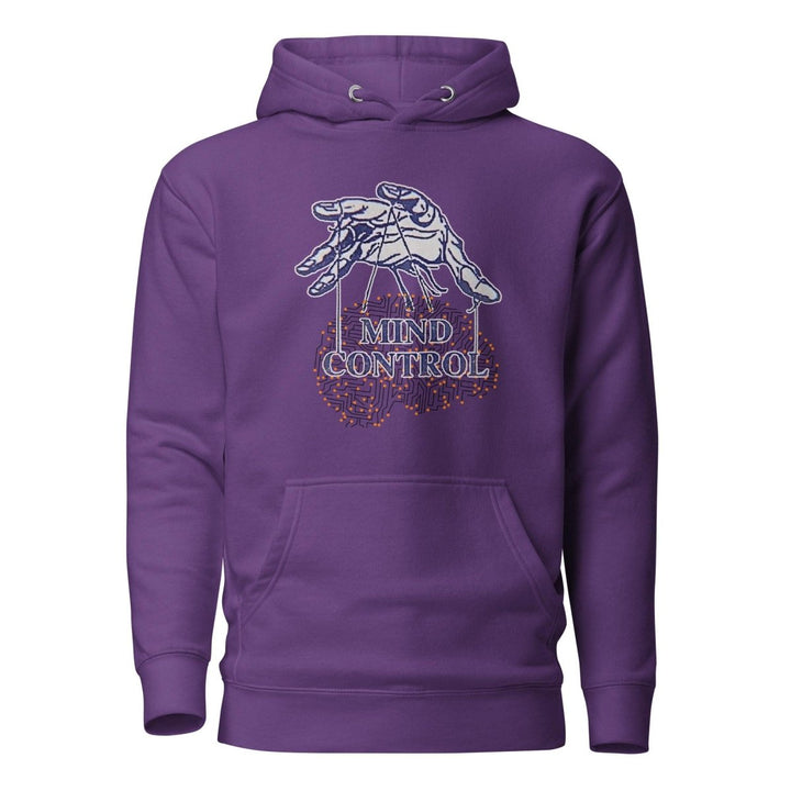 Control your mind Graphic Hoodie - Purple - S - ArtyKoala