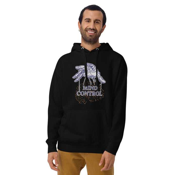 Control your mind Graphic Hoodie - Black - S - ArtyKoala